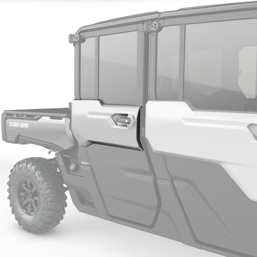 Can-Am Defender Rear Right Door Trim - Hyper Silver