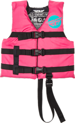 CHILD FLOTATION VEST NEON PINK/TEAL | 221-30320
