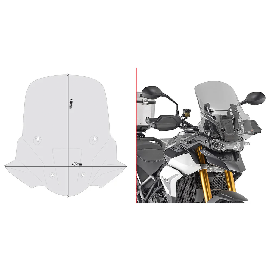WINDSHIELD SPECIFIC SMOKE TRI | D6415S