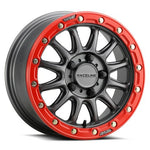 ALPHA BDLK 15X7 5/4.5 (+25MM) GUNMETAL/RED | A14GR-57012+25