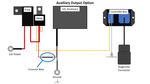 SMART WIRE REVERSE LIGHT KIT SINGLE LIGHT WITH AUX KIT POL | 287-119