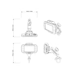 Can-Am Outlander RAM † Mount for Cellphone Holder