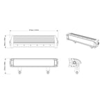 Can-Am 15" (38 cm) Double Stacked LED Light Bar (90 W)
