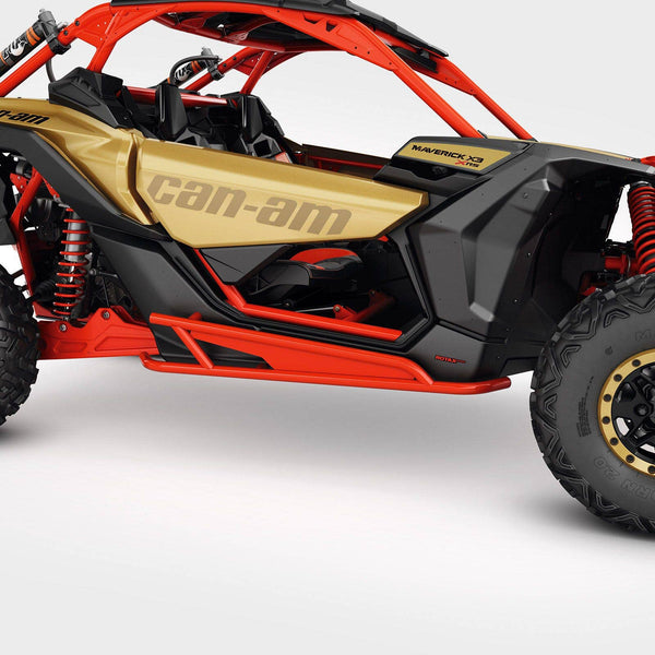 Can-Am Maverick X3 Rock Sliders Red