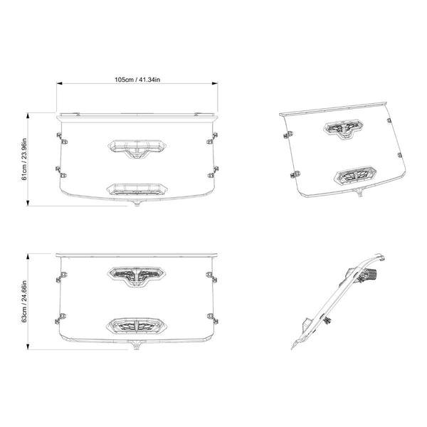 Can-Am ProVent Windshield