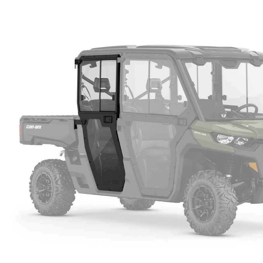 Can-Am Defender & Defender HD11 Rear Clear Rigid Doors