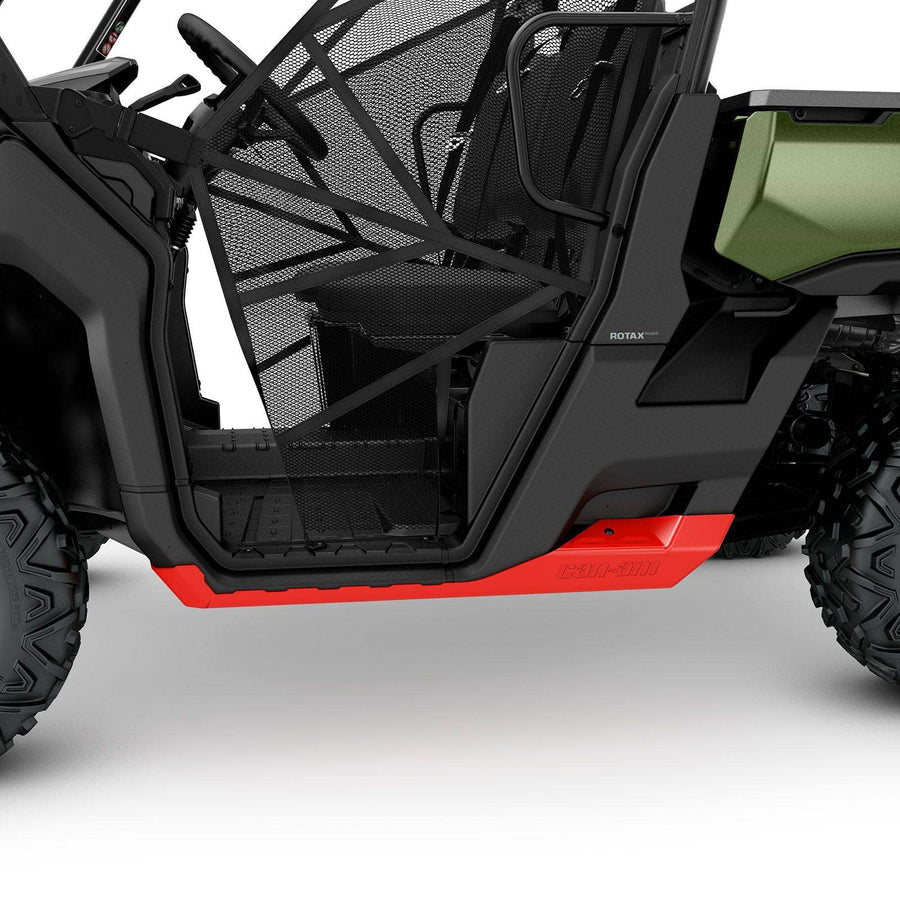 Can-Am Defender Rock Sliders Red