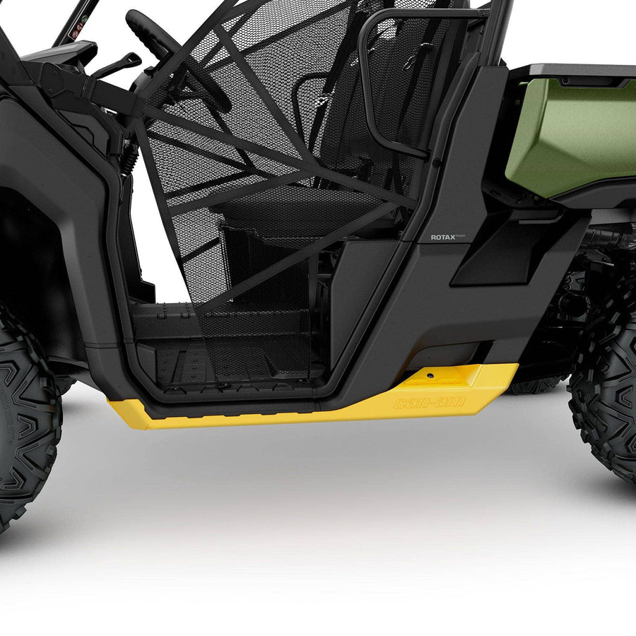 Can-Am Defender Rock Sliders Yellow
