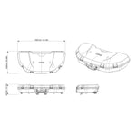 Can-Am LinQ 16.6 US Gal (63 L) Low Profile Box