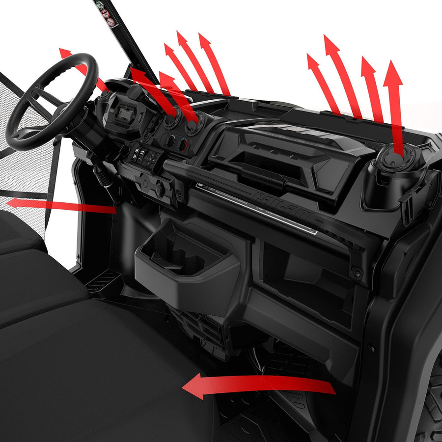 Can-Am Defender Defrost, Heat & Ventillation System