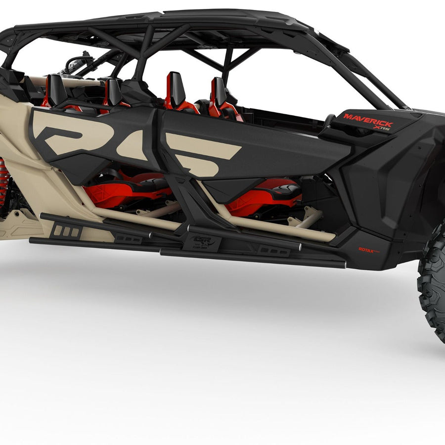 Can-Am Maverick X3 Lonestar Racing Rock Sliders Black