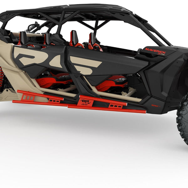 Can-Am Maverick X3 Lonestar Racing Rock Sliders Red