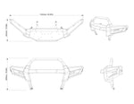 Can-Am Defender HD11 Large Heavy-Duty Front Bumper