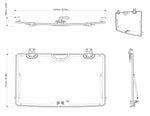Can-Am Defender & Defender HD11 Flip Glass Windshield