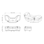 Can-Am LinQ 23 US Gal (87 L) Trunk Box - G3L
