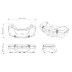 Can-Am LinQ 23 US Gal (87 L) Trunk Box - G3