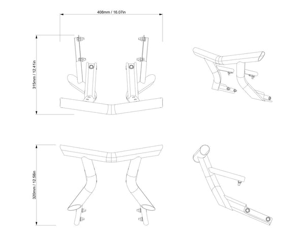 Can-Am Maverick R Front Bumper X rc