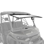 Can-Am Defender & Defender HD11 Flip Windshield - Hardcoated