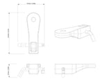 Can-Am Trailer Hitch Ball Mount