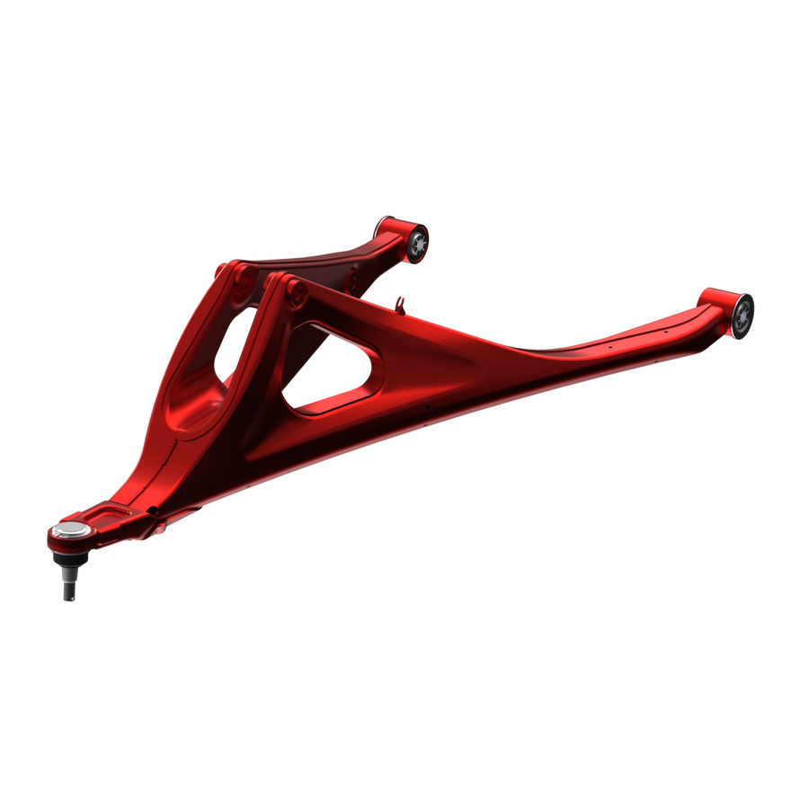 LH Lower Suspension Arm Assembly, Legion Red