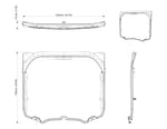 Can-Am Maverick R Glass Windshield