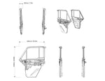 Can-Am Defender & Defender HD11 Front Deluxe Full Doors
