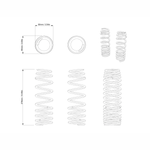 Can-Am Defender Heavy-Duty Springs - Rear