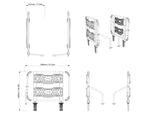 Can-Am Defender HD11 Bed Wall Extender - High