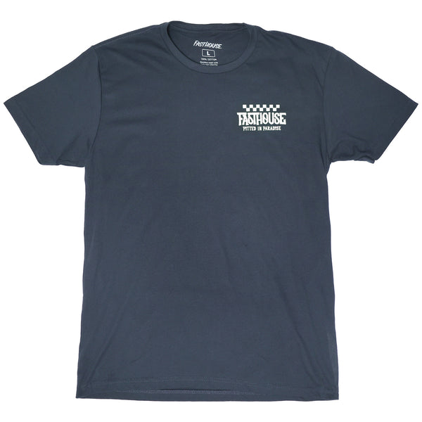 PITTED SS TEE NAVY