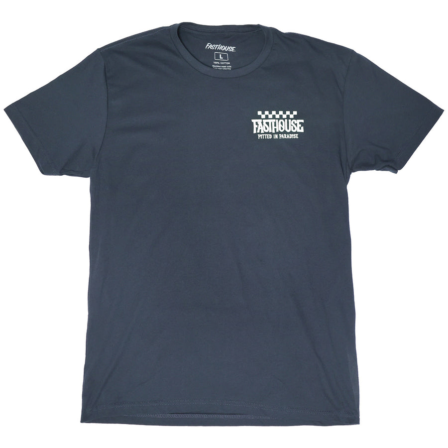 PITTED SS TEE NAVY