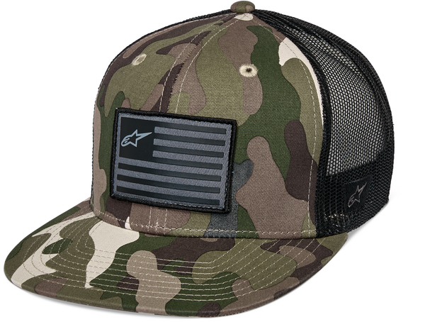 Flag Flat Trucker Hat