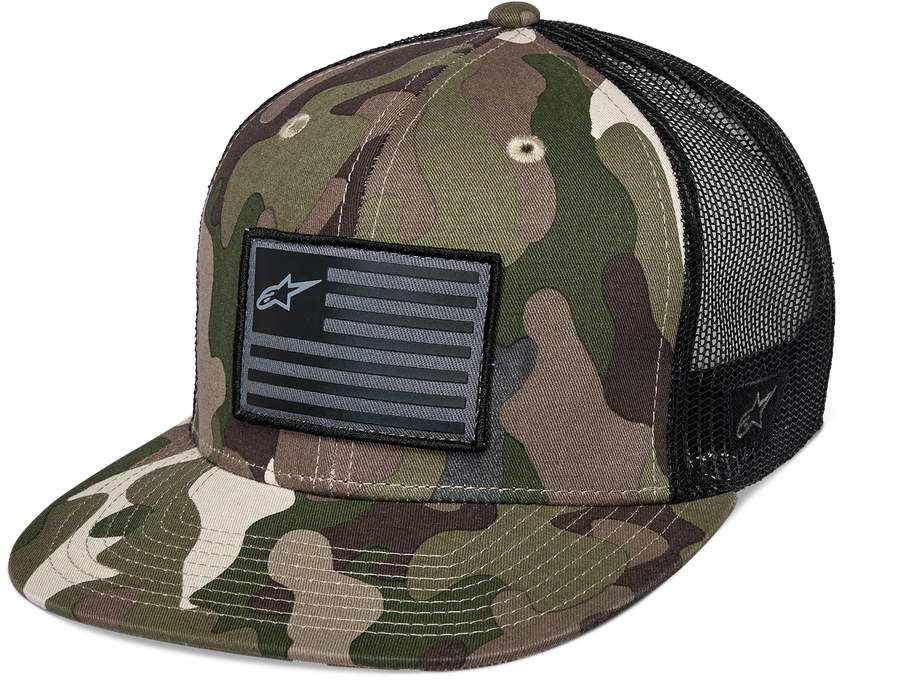 Flag Flat Trucker Hat