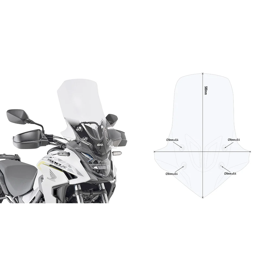 WINDSHIELD SPECIFIC CLEAR HON | D1171ST