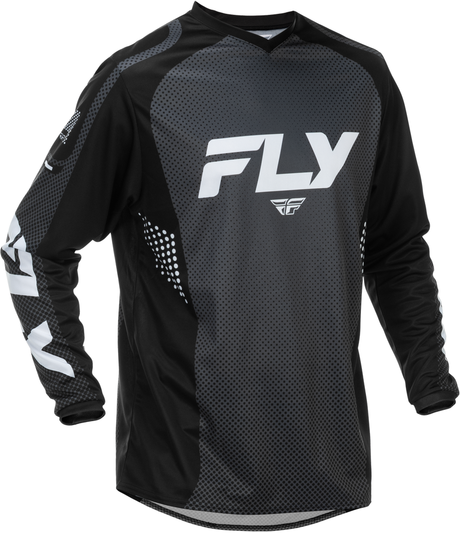 F-16 JERSEY BLACK/WHITE 2X