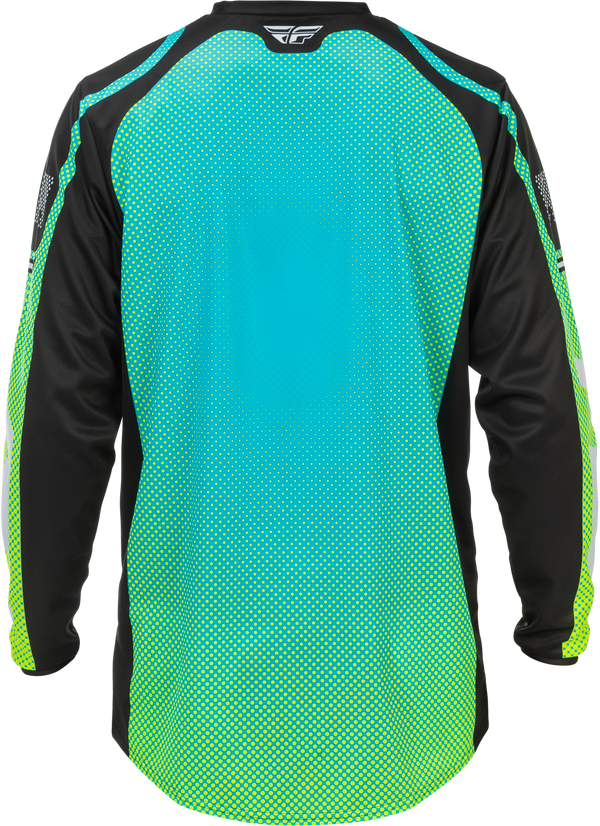 F-16 JERSEY AQUA/BLACK/WHITE