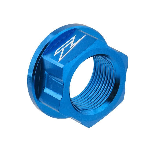 AXLE NUT  M22X30-P1.5 H18 H-BLUE | ZE93-8089