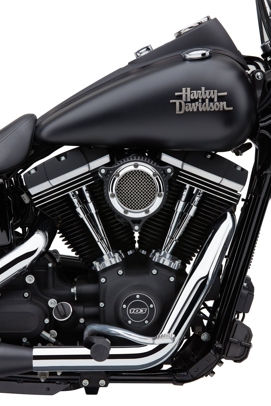 RPT AIR INTAKE SYSTEM CHROME / BLACK SOFTAIL 18-25