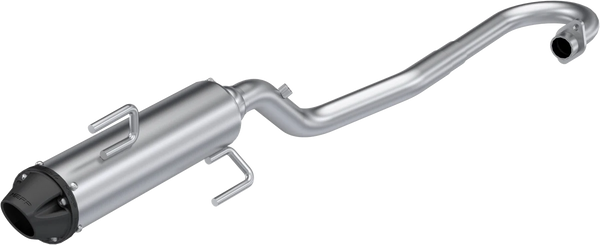 SINGLE SLIP-ON SYSTEM W/ 4" PERFORMANCE MUFFLER BLK TIP | AT-9111PT