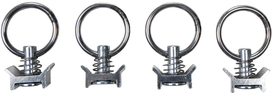 L-TRACK QUICK RELEASE CONNECTS 1.25" EYELET 4/PK