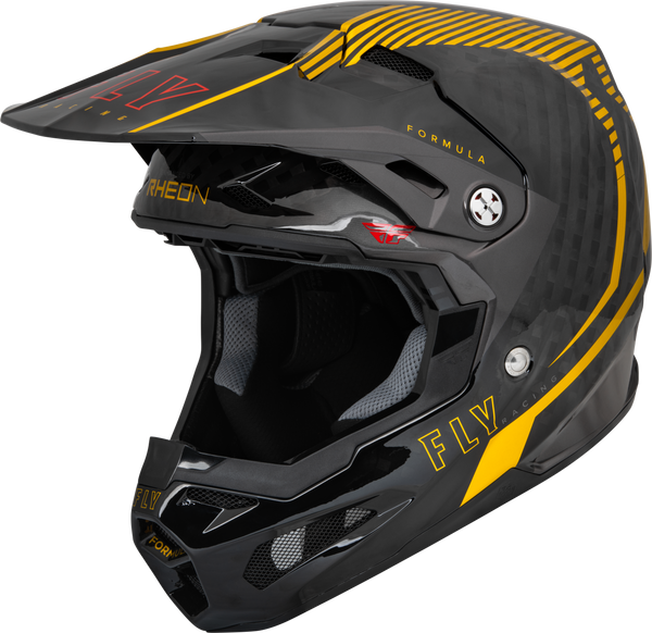 YOUTH FORMULA CARBON TRACER HELMET GOLD/BLACK