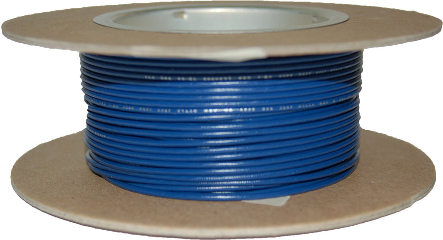 100' SPOOL 20-GAUGE WIRE (BLUE)