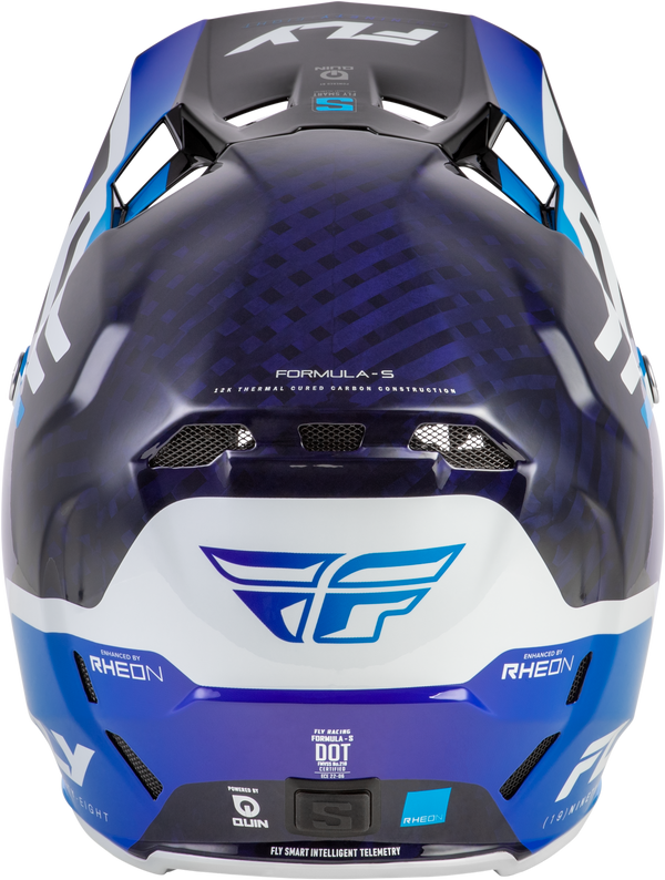 FORMULA S CARBON BYTE HELMET BLUE CARBON/BLUE/WHITE