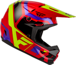 KINETIC SCRAP HELMET RED/HI-VIS/PURPLE/BLACK