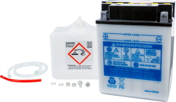 BATTERY W/ACID CB14A-A1/14A-A2 12V HEAVY DUTY