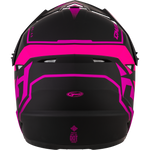 YOUTH MX-46Y COMPOUND HELMET MATTE BLACK/PINK YM