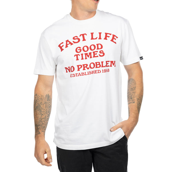 NO PROMLEM TEE WHITE