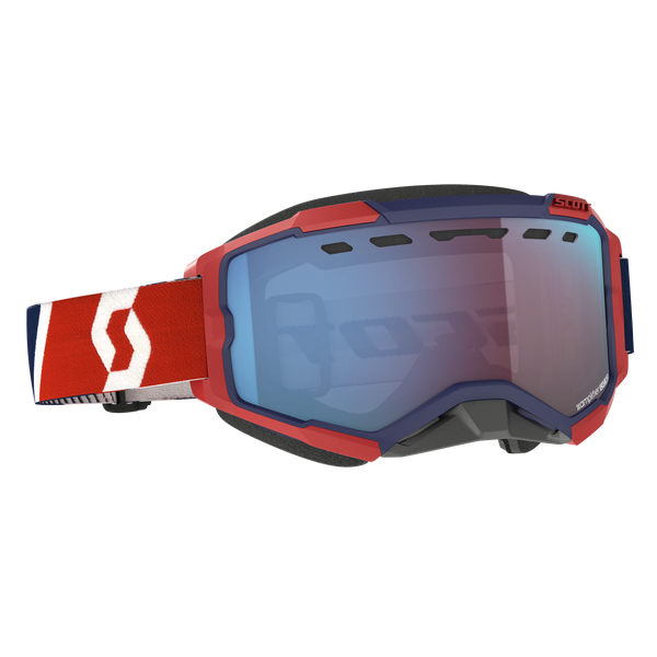 FURY SNOWCROSS GOGGLE RED/ BLUE ENHANCER BLUE CHROME | 278605-1228347