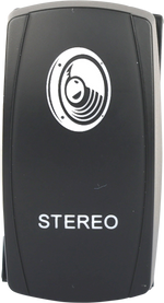 STEREO ACCESSORY LED SWITCH PRO BACKLIT | SM106-025