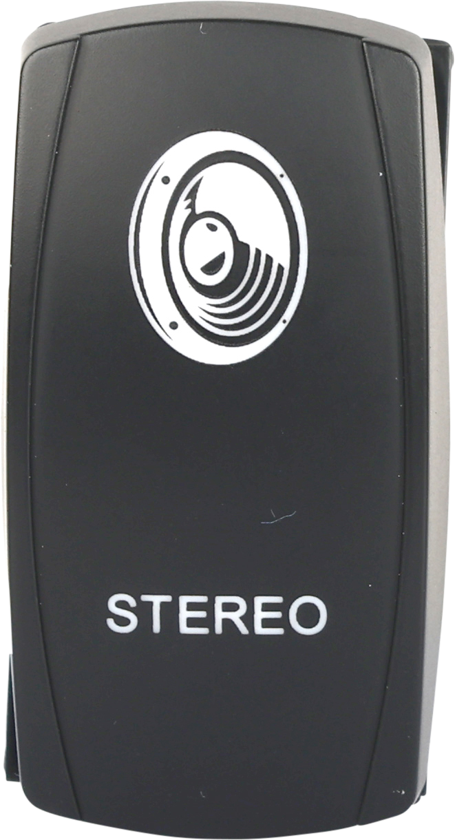 STEREO ACCESSORY LED SWITCH PRO BACKLIT | SM106-025