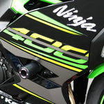 PA2 FRAME SLIDERS NO CUT BLACK KAW